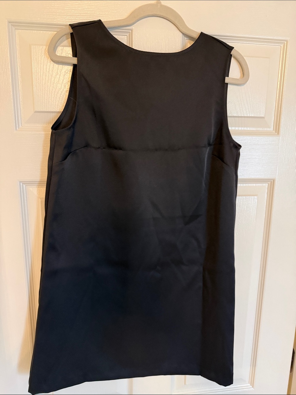 H&M Black Sleeveless Shift Mini Dress